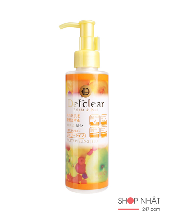 Gel tẩy tế bào chết Det Clear Bright & Peel Mix Fruit 180ml