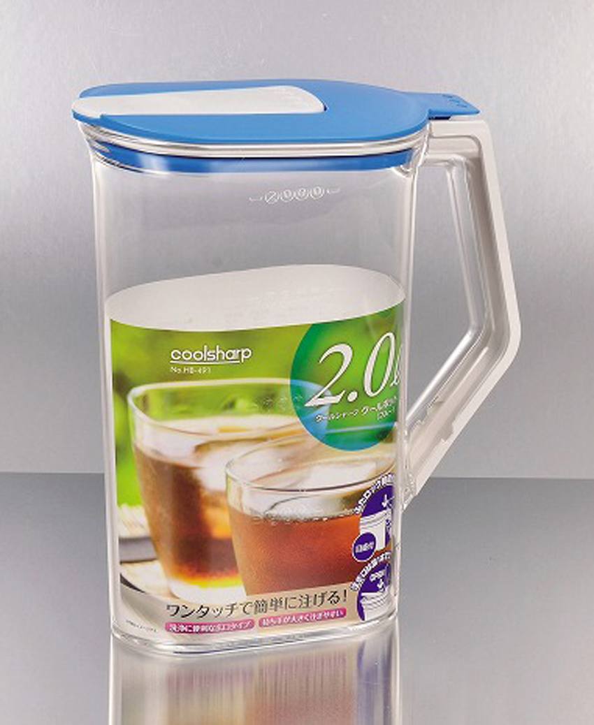 Bình nước cao cấp 2 lít nắp xanh