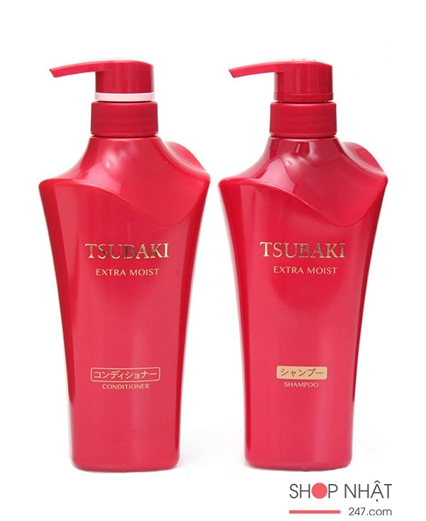 Bộ dầu gội & xả của Tsubaki Shiseido dưỡng ẩm