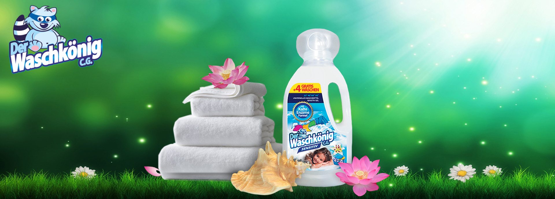 Nước giặt cao cấp Waschkonig cho da nhạy cảm (Trẻ em)