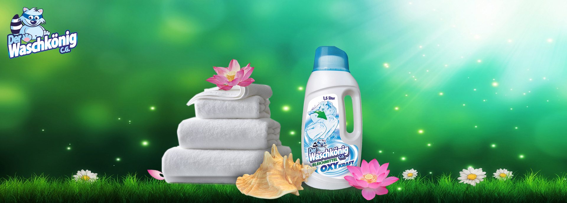 Nước tẩy Waschkonig Oxy Craft cho quần áo trắng