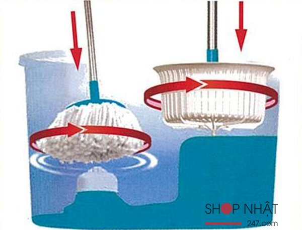 Cây lau nhà 360 độ cao cấp Kulkul