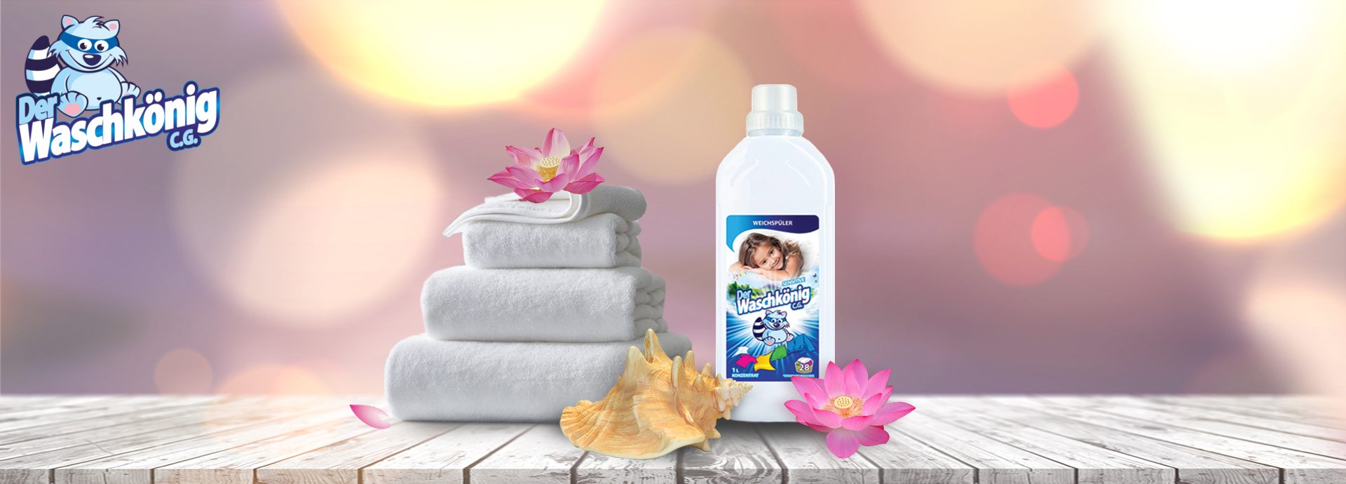 Nước xả vải Waschkonig C.G. cho da nhạy cảm (Trẻ em)