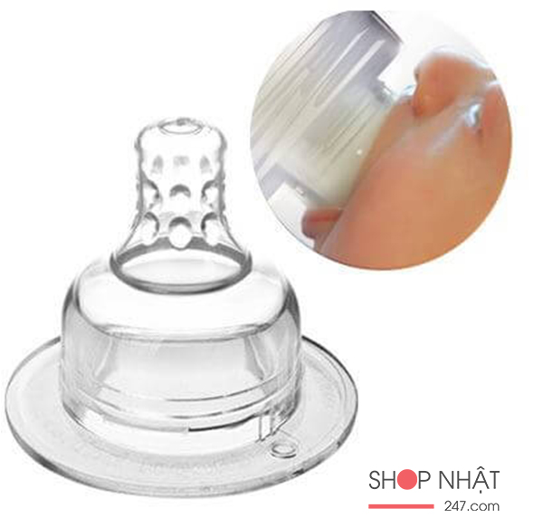 Núm ti cổ rộng silicon Lovi - trung bình 18/711