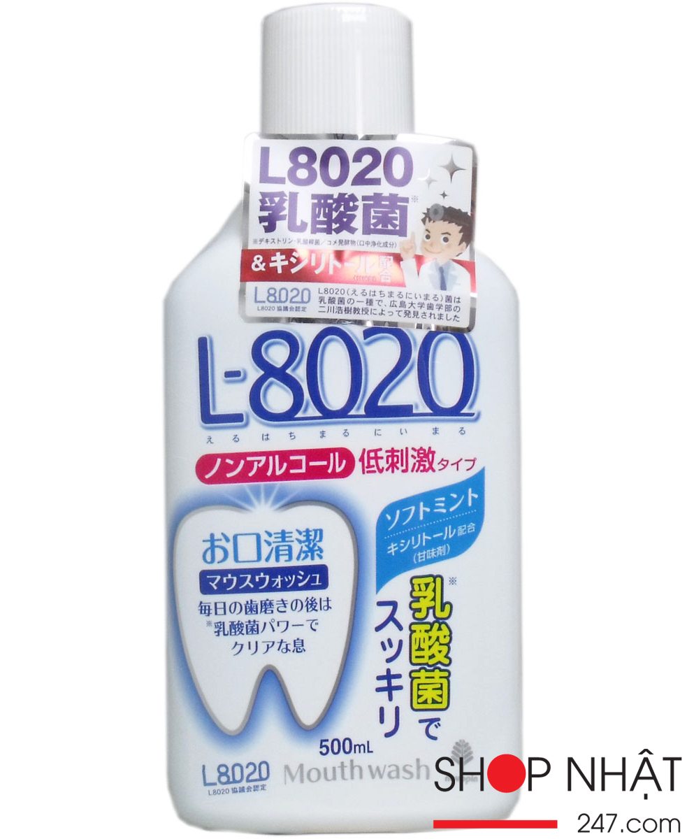 Nước súc miệng L-8020 - 500ml Fresh mint