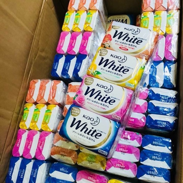 Xà bông Kao White hương hoa hồng