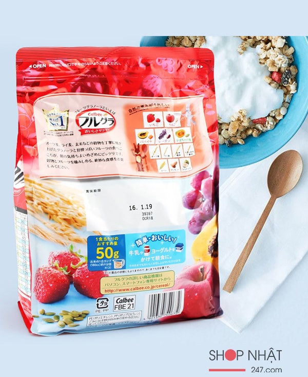 Ngũ Cốc Sấy Khô Calbee