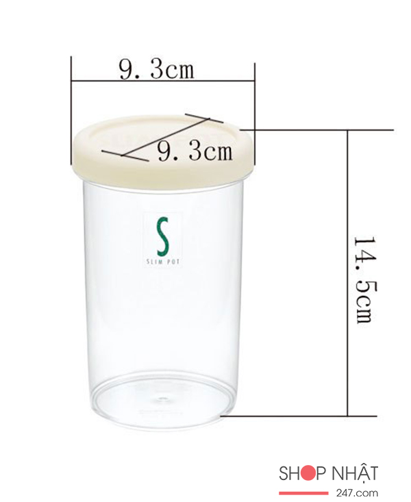 Hộp nhựa đựng thực phẩm hình tròn 680ml