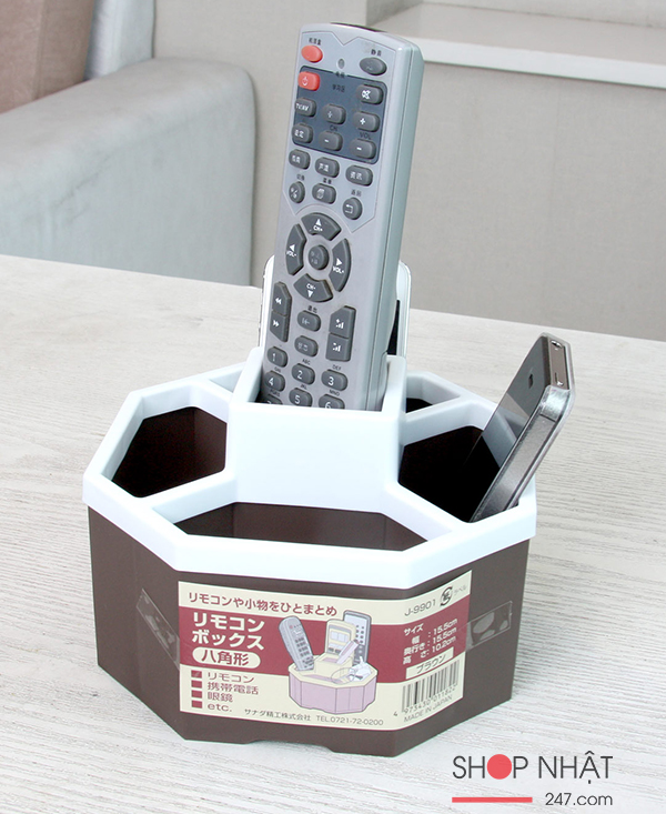 Hộp đựng điều khiển và điện thoại