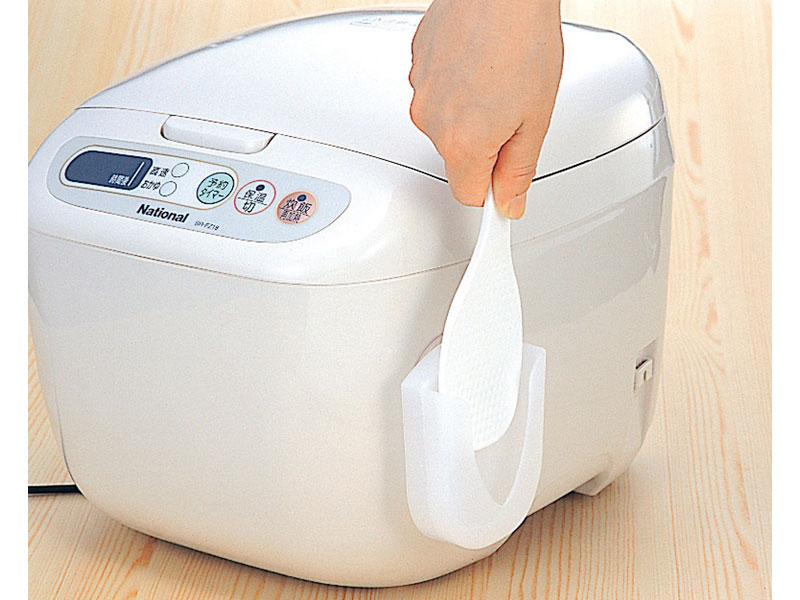 Muôi múc cơm kèm giá đỡ tiện lợi Inomata nội địa Nhật Bản