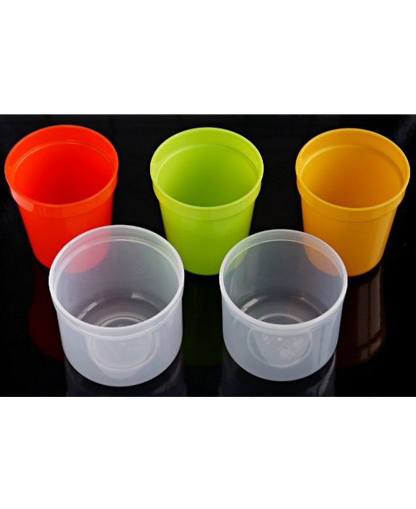 Set 3 cốc nhựa Inomata màu sắc có hộp cất gọn