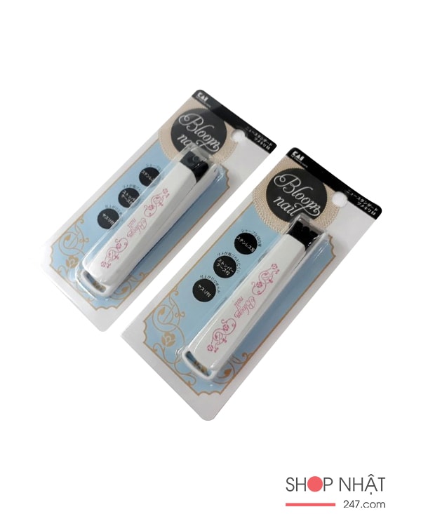 Bấm móng tay inox mẫu hoa văn KAI (cỡ lớn)