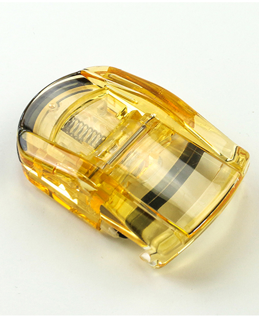 Dụng cụ uốn mi cong thân nhựa KAI (màu vàng)