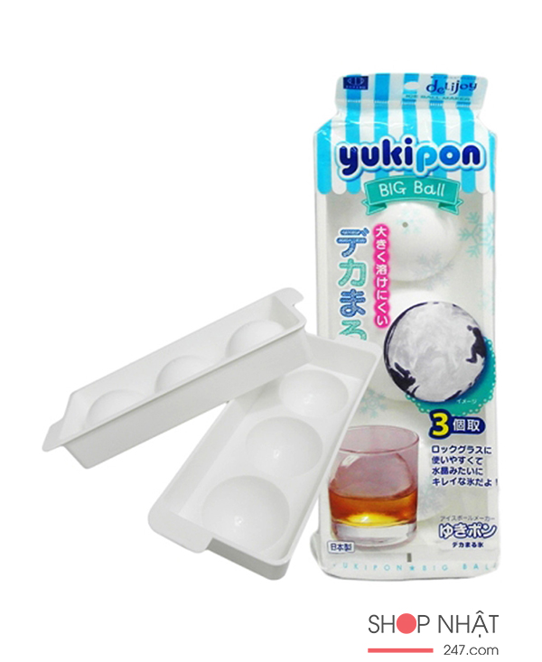 Khay làm đá 3 viên tròn lớn Kokubo nội địa Nhật Bản