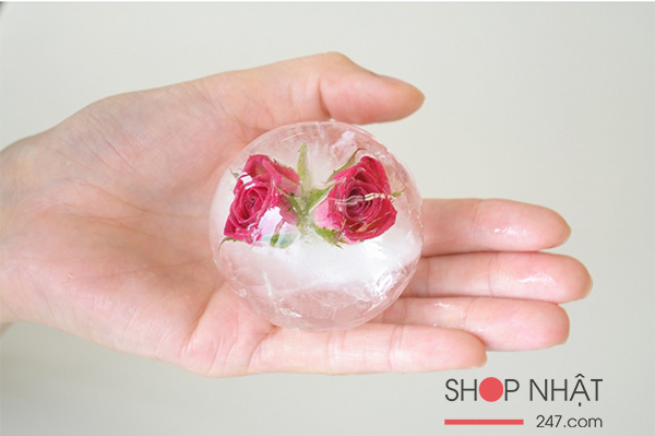 Khay làm đá 3 viên tròn lớn Kokubo nội địa Nhật Bản